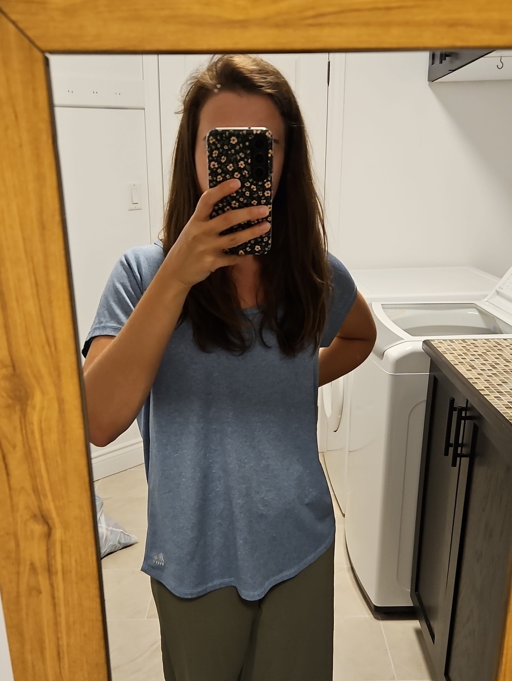 Women's Blue Athletic Tee